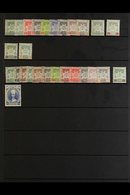 KELANTAN 1911-28 FINE MINT COLLECTION With 1911-15 Incl. 10c, $1 Green And Emerald, $25, 1921-28 Set, 1928 $1. (27 Stamp - Sonstige & Ohne Zuordnung