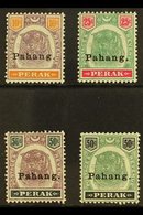 PAHANG 1898 "Tiger" Set To 50c, SG 19/22, Very Fine And Fresh Mint. Trivial Gum Faults On 50c, Brilliant Colours.  (4 St - Other & Unclassified