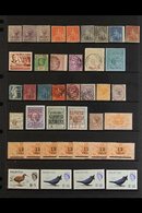 1850's - 1970's INTERESTING OLD AUCTION LOT. A Mint, Nhm & Used Range Presented On Stock Pages, Album Pages & In Glassin - Mauricio (...-1967)