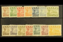 1924 - 48 Freighter Set Complete On Rough, Unsurfaced Paper, SG 26A/39A, Very Fine Mint. (14 Stamps) For More Images, Pl - Nauru