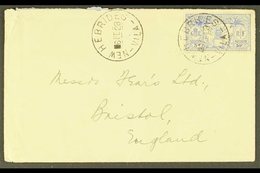 ENGLISH 1928 (Feb) Neat Commercial Cover To England, Bearing 1925 5d Ultramarine Tied By Crisp "NEW HEBRIDES VILA" Cds.  - Other & Unclassified