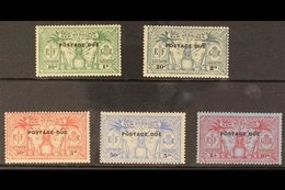 POSTAGE DUE 1925 Set Complete, SG D1/5, Very Fine Mint (5 Stamps) For More Images, Please Visit Http://www.sandafayre.co - Other & Unclassified