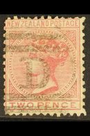 1874 2d Rose, Perf Nearly 12 On White Paper, SG 158, Very Fine Used With Barred "D" Cancel. For More Images, Please Visi - Other & Unclassified