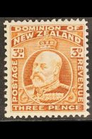 1909 - 12 3d Chestnut, Perf 14 X 13½, Ed VII, SG 401, Very Fine Never Hinged Mint. For More Images, Please Visit Http:// - Other & Unclassified