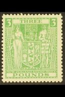 1940-58 Postal Fiscal £3 Green, SG F208, Very Fine Mint For More Images, Please Visit Http://www.sandafayre.com/itemdeta - Other & Unclassified