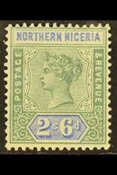 1900 2s.6d Green And Ultramarine, SG 8, Fine Mint. For More Images, Please Visit Http://www.sandafayre.com/itemdetails.a - Nigeria (...-1960)