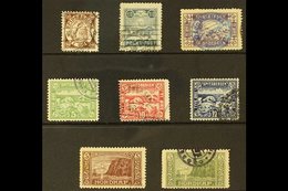 SPITSBERGEN 1900's All Different Group Of Local Stamps On A Stock Card, Includes 10o Brown & 10o Purple 'Spidsbergen', 5 - Other & Unclassified