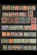 1947-51 USED COLLECTION Presented On Stock Pages That Includes KGVI Opt'd Range With Most Values To 10r, 1948-57 Set Of  - Pakistán