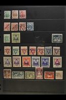 POSTAGE DUES 1918-19 PROVISIONALS - USED Group Of Various Issues Of Poland, Overprinted "PORTO" In Various Different Cac - Autres & Non Classés