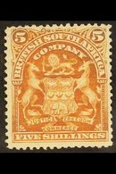 1898-1908 5s Brown-orange "Arms", SG 87, Fine Mint For More Images, Please Visit Http://www.sandafayre.com/itemdetails.a - Other & Unclassified