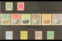 1902-11 COMPLETE KEVII COLLECTION. A Complete Collection Of Definitive & Pictorial Issues, SG 53/70, Very Fine Mint (12  - Sint-Helena