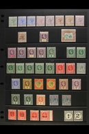 1891-1952 MINT SELECTION Presented On Stock Pages. Includes QV Ranges To 1s, KEVII Ranges To 1s, KGV To 2s6d Both Waterm - St.Lucia (...-1978)