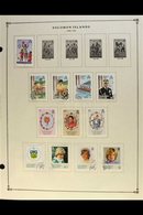 1937-2005 MINT & USED COLLECTION On Album Pages, Ideal Starter Lot, No Duplication, We See Used Sets From Early 1980s, F - Iles Salomon (...-1978)