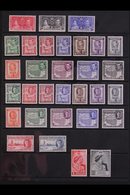 1937-51 COMPLETE MINT COLLECTION Presented On Stock Pages, A Complete Run From The 1937 Coronation To The 1951 Surcharge - Somaliland (Herrschaft ...-1959)