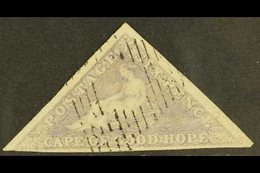 CAPE 1855-63 6d Pale Rose-lilac On White Paper, SG 7, Very Fine Used, Almost Three Margins, Cat.£325. For More Images, P - Non Classés