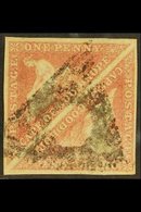 CAPE OF GOOD HOPE 1855-63 1d Rose Triangular, SG 5a, An Attractive Pair With Clear To Good Margins, Neat Triangular Canc - Sin Clasificación