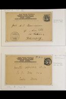 ORANGE RIVER COLONY 1901 One Penny On 1½d Grey Postal Stationery Post Cards. A Somewhat Specialized Collection Of Used E - Unclassified