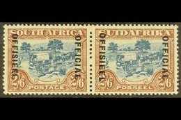OFFICIAL 1930-47 2s6d Blue & Brown With DIAERESIS VARIETY Over Second "E" In "OFFISIEEL" On English Stamp, SG.O19c, Neve - Sin Clasificación