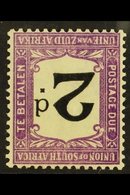 POSTAGE DUE 1914-22 2d Black And Reddish-violet, With WATERMARK INVERTED Variety, SG D3w, Very Fine Mint. For More Image - Zonder Classificatie