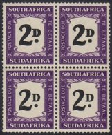 POSTAGE DUES 1948-49 2d Black & Violet, SG D36, Very Fine Never Hinged Mint BLOCK Of 4, The Two Top Stamps With THICK (D - Zonder Classificatie
