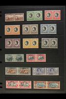 1937-1949 KGVI COMPLETE VERY FINE MINT A Delightful Complete Basic Run, From SG 96 Right Through To SG 143, In Pairs/uni - Afrique Du Sud-Ouest (1923-1990)