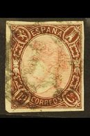 1865 19Cs Rose & Brown, SG 83, Mi 64 IMPERF, Good Used With Four Margins. For More Images, Please Visit Http://www.sanda - Sonstige & Ohne Zuordnung