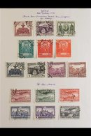 1931 USED SELECTION On Album Pages That Includes 3rd Pan-American Postal Union Congress, Postage And Airmail Sets, SG 69 - Autres & Non Classés