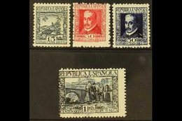 1935 Tercentenary "Lope De Vega" P11½ Set, SG 781/4, Mi 642A/45A, Never Hinged Mint (4 Stamps) For More Images, Please V - Sonstige & Ohne Zuordnung