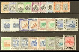 1951-61 Pictorials Issue Complete With All The Additional Listed Shades, SG 123-139, Very Fine Mint (25 Stamps) For More - Soedan (...-1951)