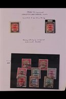 ARMY SERVICE STAMPS Small Balance Assortment Of Mint & Used Stamps On An Album Page And Stock Card Includes The 1906-11  - Sudan (...-1951)