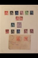 FORGERIES COLLECTION Chiefly "used" Collection Featuring A Range Of Britannia Imperfs, Plus A QV 5s. Also A 1917 (Nov 25 - Trinité & Tobago (...-1961)