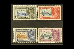 1935 Silver Jubilee Set Complete, Punctured "Specimen", SG 239s/42s, Fine Mint. (4 Stamps) For More Images, Please Visit - Trinité & Tobago (...-1961)