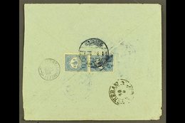 USED IN IRAQ 1908 Cover Addressed In Arabic To Persia, Bearing On Reverse 1908 1pi Pair Tied By Bilingual "NEDJEF ECHREF - Autres & Non Classés