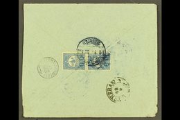 USED IN IRAQ 1908 Cover Addressed In Arabic To Persia, Bearing On Reverse 1908 1pi Pair Tied By Bilingual "NEDJEF ECHREF - Other & Unclassified