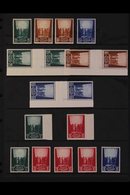 1942-45 INTERESTING RELIEF FUND ASSEMBLY Presented On A Stock Page, Mostly Never Hinged Mint & Includes 1942 Set (SG 85/ - Other & Unclassified