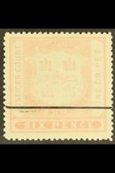 REVENUE STAMPS WINCHESTER 1888 "Justices Court" 6d Dull Pink, Barefoot 1, Fine Used With Horizontal Pen Line Cancel. Sca - Otros & Sin Clasificación
