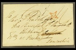 1836 DUKE OF WELLINGTON COVER 1836 (19 Feb) Cover From Oxford To Kirkham, Lancashire, Addressed In The Hand Of The DUKE  - ...-1840 Vorläufer