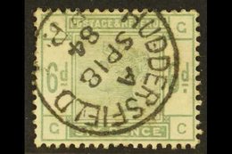 1883-84 6d Dull Green, SG 194, Very Fine Cds Used, Good Colour & Full Perfs. Rarely Encountered In This Condition. For M - Andere & Zonder Classificatie