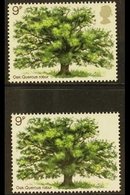 1973 9p Tree With MISSING BROWNISH GREY (Queen's Head), SG 922b, Never Hinged Mint, Cat £825. For More Images, Please Vi - Andere & Zonder Classificatie