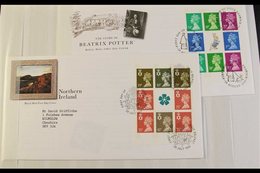 1980-2013 PRESTIGE BOOKLET PANE FDC'S CAT £1000+ A Complete Run Of Prestige Booklet Series Panes (SG DX2/52 & DY1/7) - F - FDC