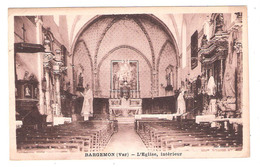 Bargemon (83 - Var) Intérieur De L'Eglise - Bargemon