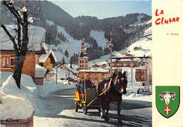 74-LA-CLUSAZ- PROMENADE EN TRAÎNEAU - La Clusaz