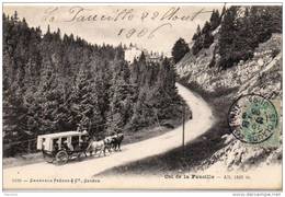 Delcampe - 01. Col De La Faucille. Dilligence Sur La Route - Gex