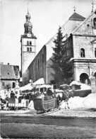 74-MEGEVE- LA PLACE DE L'EGLISE - Megève