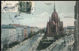 Berlin Hell Kreuz Kirche Blucher Strasse Plan Ufer 1910 Behr Flether - Kreuzberg