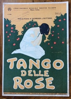 SPARTITO MUSICALE VINTAGE TANGO DELLE ROSE   DIS. D.LUBATTI   CASA MUSICALE ABRAMO ALLIONE TORINO - Musica Popolare