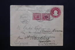 EGYPTE - Entier Postal + Complément Pour La Belgique En 1921 - L 24789 - 1915-1921 British Protectorate