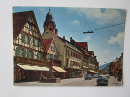 Oberkirch Im Schwarzwald. Haupstrasse. Perutz 2939 Postmarked 1971 - Oberkirch
