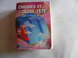 Enigmes Et Casse-Tête. - Jeux De Société