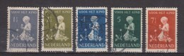 NVPH Nederland Netherlands Pays Bas 374 375 376 377 378 Used Kinderzegels,children Stamps 1940 ALSO PER PIECE - Gebruikt
